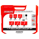 Diablo DHS11SLD 11 pc Bi-Metal Hole Saw Set